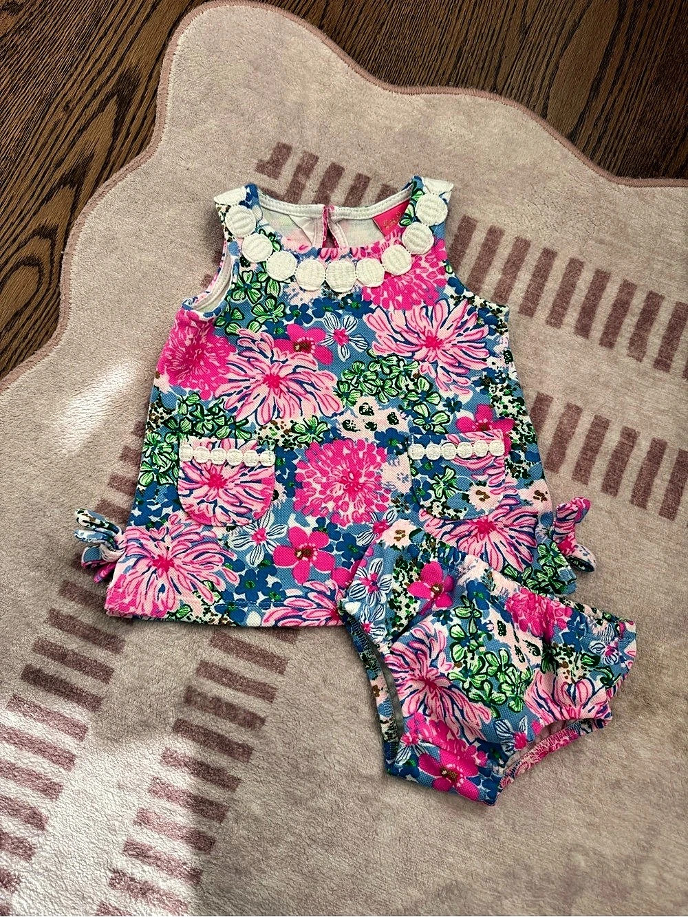 Lilly Pulitzer Baby Shift Dress and Bloomer Set 3-6mo